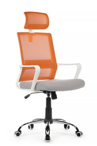 Кресло компьютерное RCH 1029HW, серый/оранжевый в Смоленске