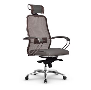 Офисное кресло Samurai SL-2.04 MPES Светло-коричневый / Серый в Смоленске