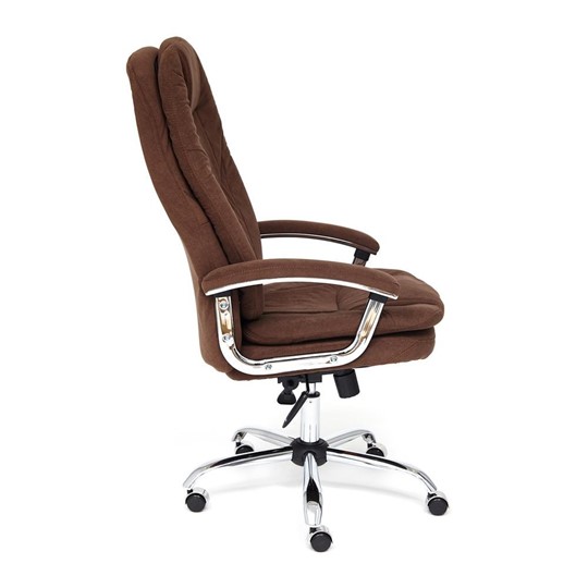 Офисное кресло SOFTY LUX флок, коричневый, арт.13595 в Смоленске - изображение 18
