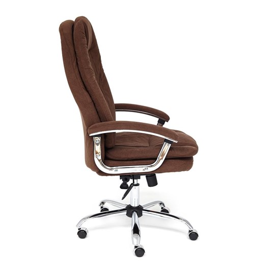 Офисное кресло SOFTY LUX флок, коричневый, арт.13595 в Смоленске - изображение 19