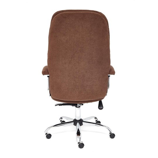 Офисное кресло SOFTY LUX флок, коричневый, арт.13595 в Смоленске - изображение 4