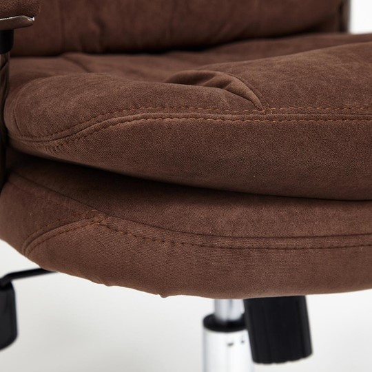 Офисное кресло SOFTY LUX флок, коричневый, арт.13595 в Смоленске - изображение 7