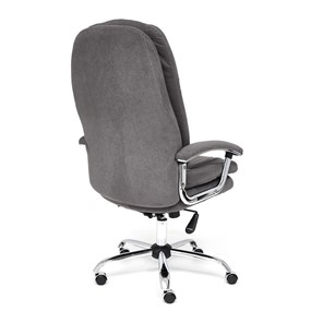 Кресло компьютерное SOFTY LUX флок, серый, арт.13591 в Смоленске - предосмотр 3