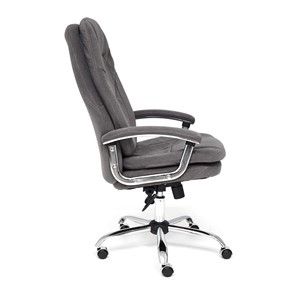 Кресло компьютерное SOFTY LUX флок, серый, арт.13591 в Смоленске - предосмотр 5