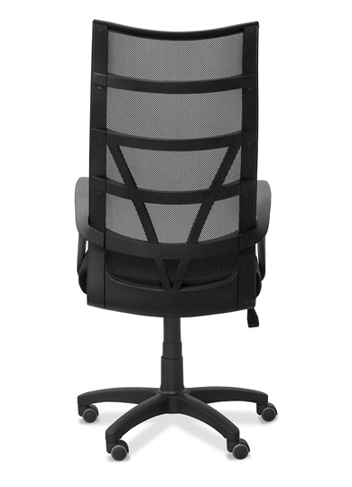 Офисное кресло для персонала Топ, сетка/ткань TW / черная/синяя в Смоленске - изображение 5