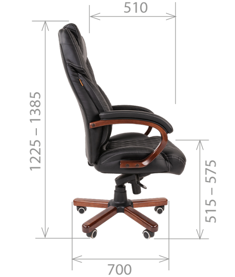 Компьютерное кресло CHAIRMAN 406, коричневый в Смоленске - изображение 5