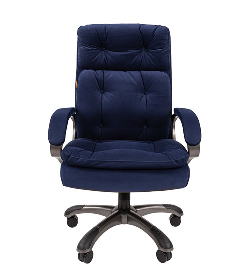 Кресло компьютерное CHAIRMAN 442 Ткань синий в Смоленске - изображение 2
