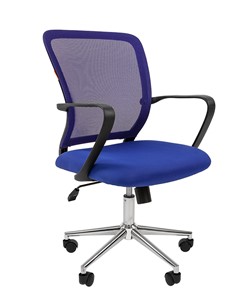 Офисное кресло CHAIRMAN 698 CHROME new Сетка TW-05 (синий) в Смоленске - предосмотр