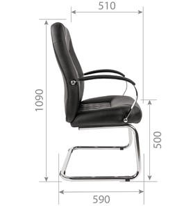 Компьютерное кресло CHAIRMAN 950V Экокожа черная в Смоленске - предосмотр 5