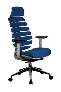 Кресло Riva Chair SHARK (Синий/серый) в Смоленске