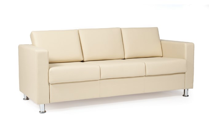 Офисный диван Симпл трехместный, экокожа в Смоленске - изображение 1