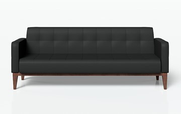 Офисный диван трехместный Норд, черный 193 в Смоленске - предосмотр