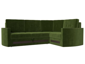 Угловой диван Белла, Зеленый (Микровельвет) в Смоленске