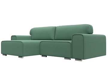 Угловой раскладной диван Лига-029, Амур зеленый (Рогожка) в Смоленске