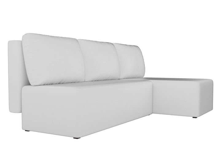 Угловой раскладной диван Поло, Белый (экокожа) в Смоленске - изображение 2