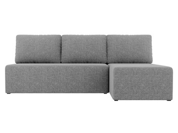 Угловой раскладной диван Поло, Серый (рогожка) в Смоленске - предосмотр 1