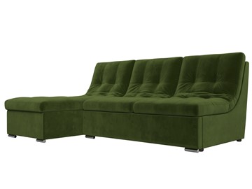 Угловой диван Релакс, зеленый (микровельвет) в Смоленске