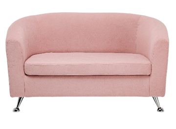 Прямой диван Брамс 2Д розовый в Смоленске