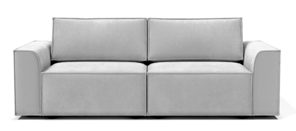 Прямой диван Лофт БЛ1-БП1 (Ремни/Еврокнижка) в Смоленске - изображение
