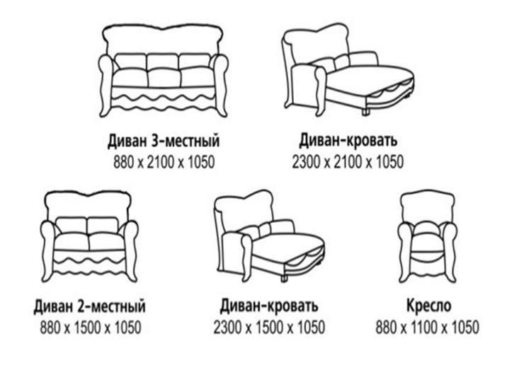 Большой диван Барокко, ДБ3 в Смоленске - изображение 7