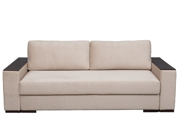 Прямой диван Мэдисон с накладками и полками в Смоленске - изображение