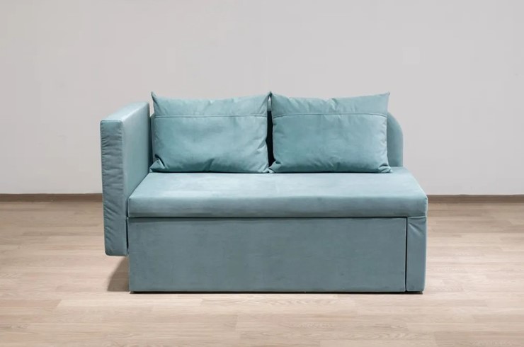 Прямой диван Мирка, newtone aqua blue в Смоленске - изображение 3