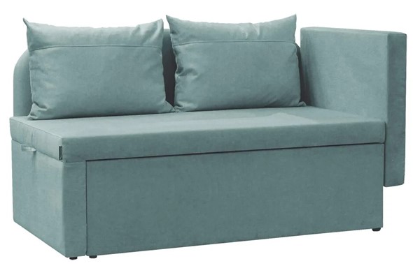 Прямой диван Мирка, newtone aqua blue в Смоленске - изображение