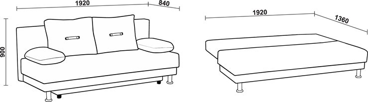 Прямой диван Нео 3 Н в Смоленске - изображение 6