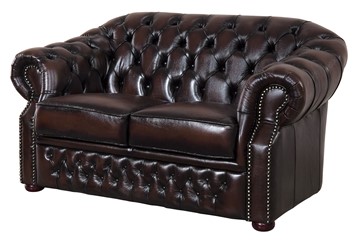 Прямой диван В-128 (2-х местный) brown в Смоленске - предосмотр