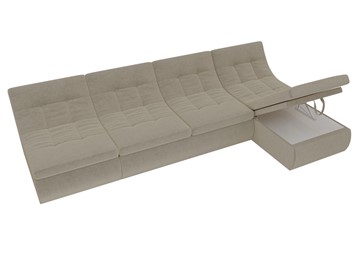 Модульный раскладной диван Холидей, Бежевый (микровельвет) в Смоленске - предосмотр 7