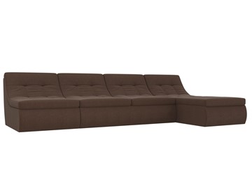 Модульный раскладной диван Холидей, Коричневый (рогожка) в Смоленске