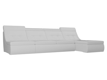 Модульный угловой диван Холидей люкс, Белый (экокожа) в Смоленске