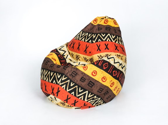 Кресло-мешок Груша малое, жаккард, африкан в Смоленске - изображение