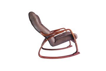 Кресло-качалка Гранд, замша шоколад в Смоленске - предосмотр 1
