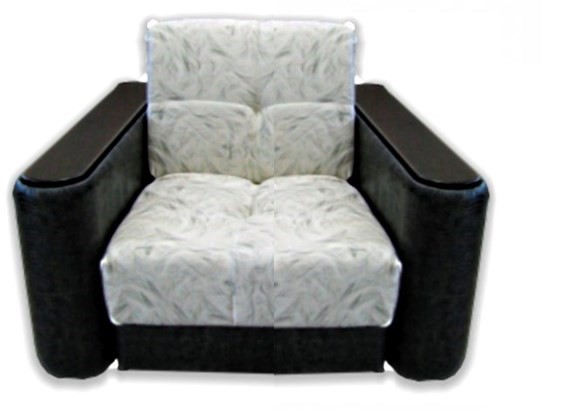 Кресло-кровать Аккордеон-1, 70 (круглые подлокотники) в Смоленске - изображение