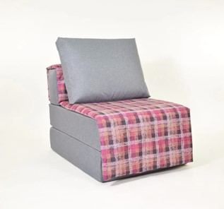 Бескаркасное кресло-кровать Харви, серый - квадро в Смоленске