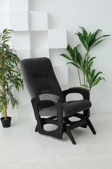 Кресло-качалка Леон маятниковая, ткань AMIGo графит 29-Т-ГР в Смоленске - изображение 6