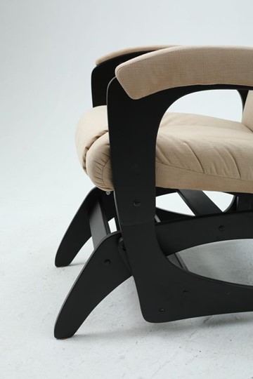Кресло-качалка Леон маятниковая, ткань AMIGo песок 29-Т-П в Смоленске - изображение 11