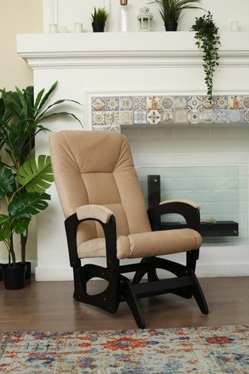 Кресло-качалка Леон маятниковая, ткань AMIGo песок 29-Т-П в Смоленске - изображение 3