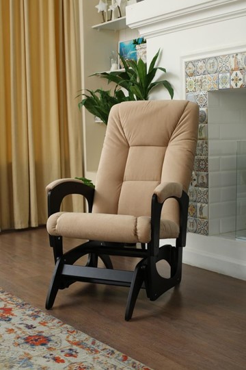 Кресло-качалка Леон маятниковая, ткань AMIGo песок 29-Т-П в Смоленске - изображение 4
