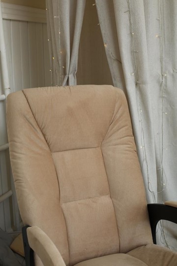 Кресло-качалка Леон маятниковая, ткань AMIGo песок 29-Т-П в Смоленске - изображение 7