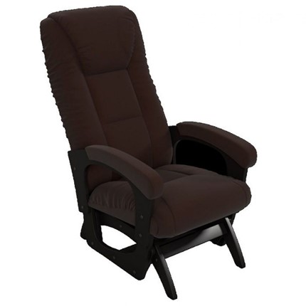 Кресло-качалка Леон маятниковая, ткань AMIGo шоколад 29-Т-Ш в Смоленске - изображение