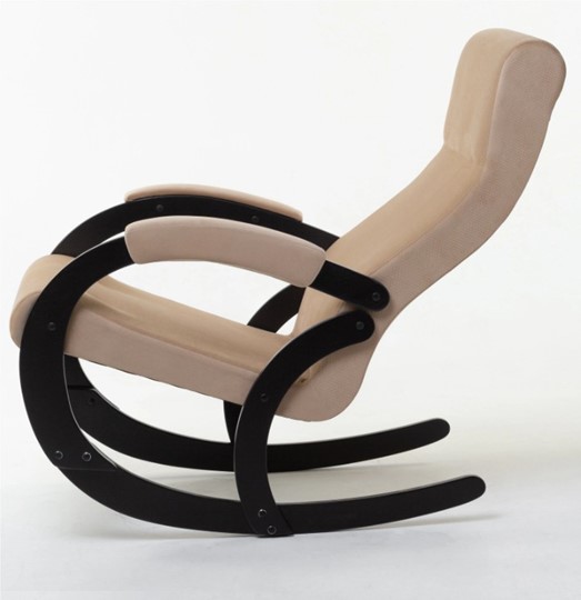 Кресло-качалка в гостиную Корсика, ткань Amigo Beige 34-Т-AB в Смоленске - изображение 1
