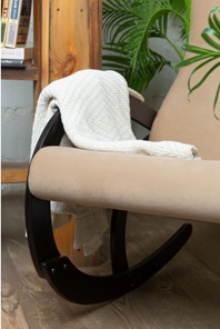 Кресло-качалка в гостиную Корсика, ткань Amigo Beige 34-Т-AB в Смоленске - предосмотр 5