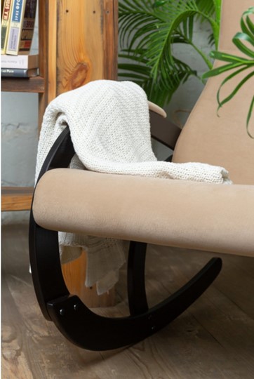 Кресло-качалка в гостиную Корсика, ткань Amigo Beige 34-Т-AB в Смоленске - изображение 5