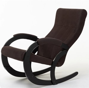Кресло-качалка в гостиную Корсика, ткань Amigo Coffee 34-Т-AC в Смоленске