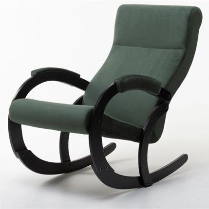 Кресло-качалка Корсика, ткань Amigo Green 34-Т-AG в Смоленске - изображение