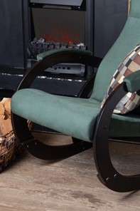 Кресло-качалка Корсика, ткань Amigo Green 34-Т-AG в Смоленске - предосмотр 6