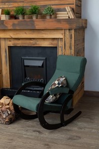 Кресло-качалка Корсика, ткань Amigo Green 34-Т-AG в Смоленске - предосмотр 7