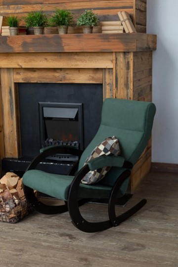 Кресло-качалка Корсика, ткань Amigo Green 34-Т-AG в Смоленске - изображение 7